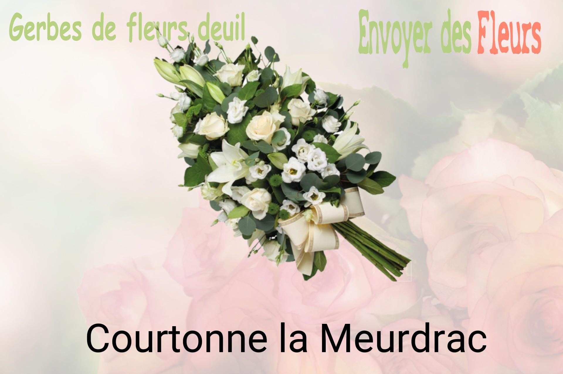 Gerbe de fleurs de deuil livrée à Courtonne-la-Meurdrac
